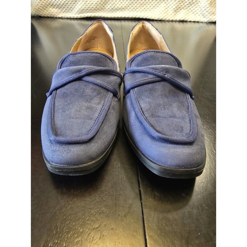 Hush‎ Puppies "Slade" Loafer in Navy Suede (Size 7.5M).